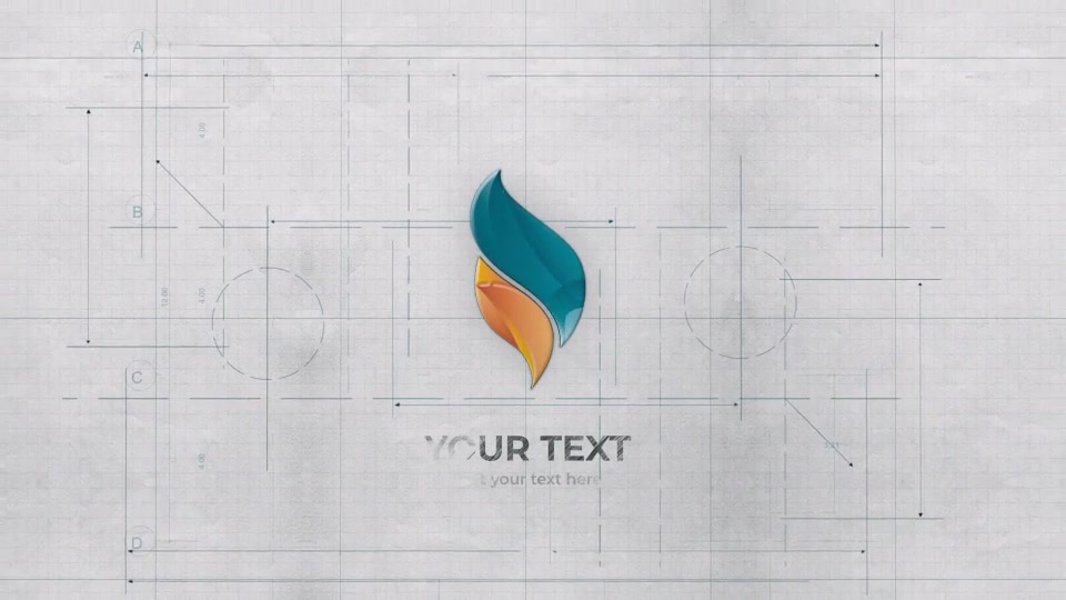 Sketch Paper / Architect Blueprint Logo Videohive 39622932 After Effects Image 4