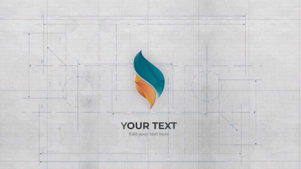Sketch Paper / Architect Blueprint Logo Videohive 39622932 After Effects Image 5
