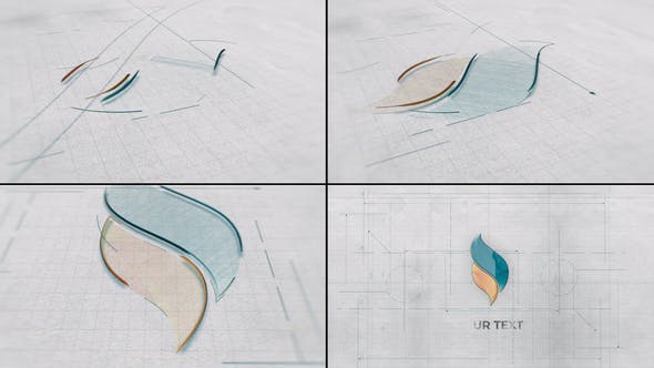 Sketch Paper / Architect Blueprint Logo - Videohive 39622932 Download