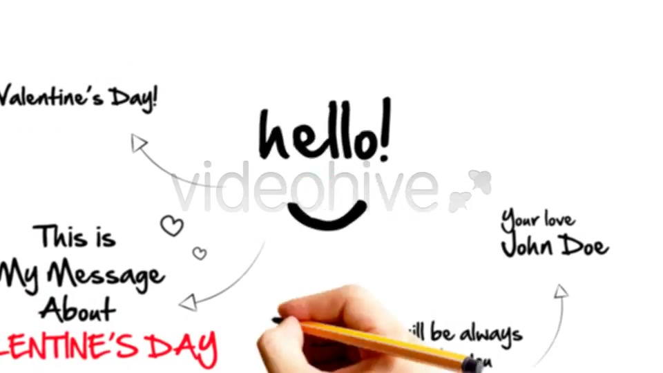 Sketch Valentines Day - Download Videohive 3831259