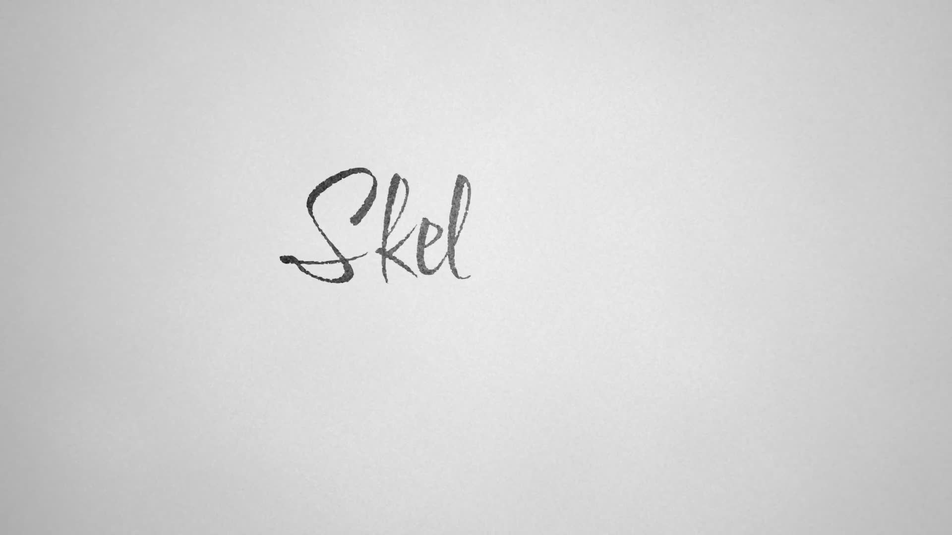 Sketchy Animated Handwriting Typeface Videohive 38547240 After Effects Image 1