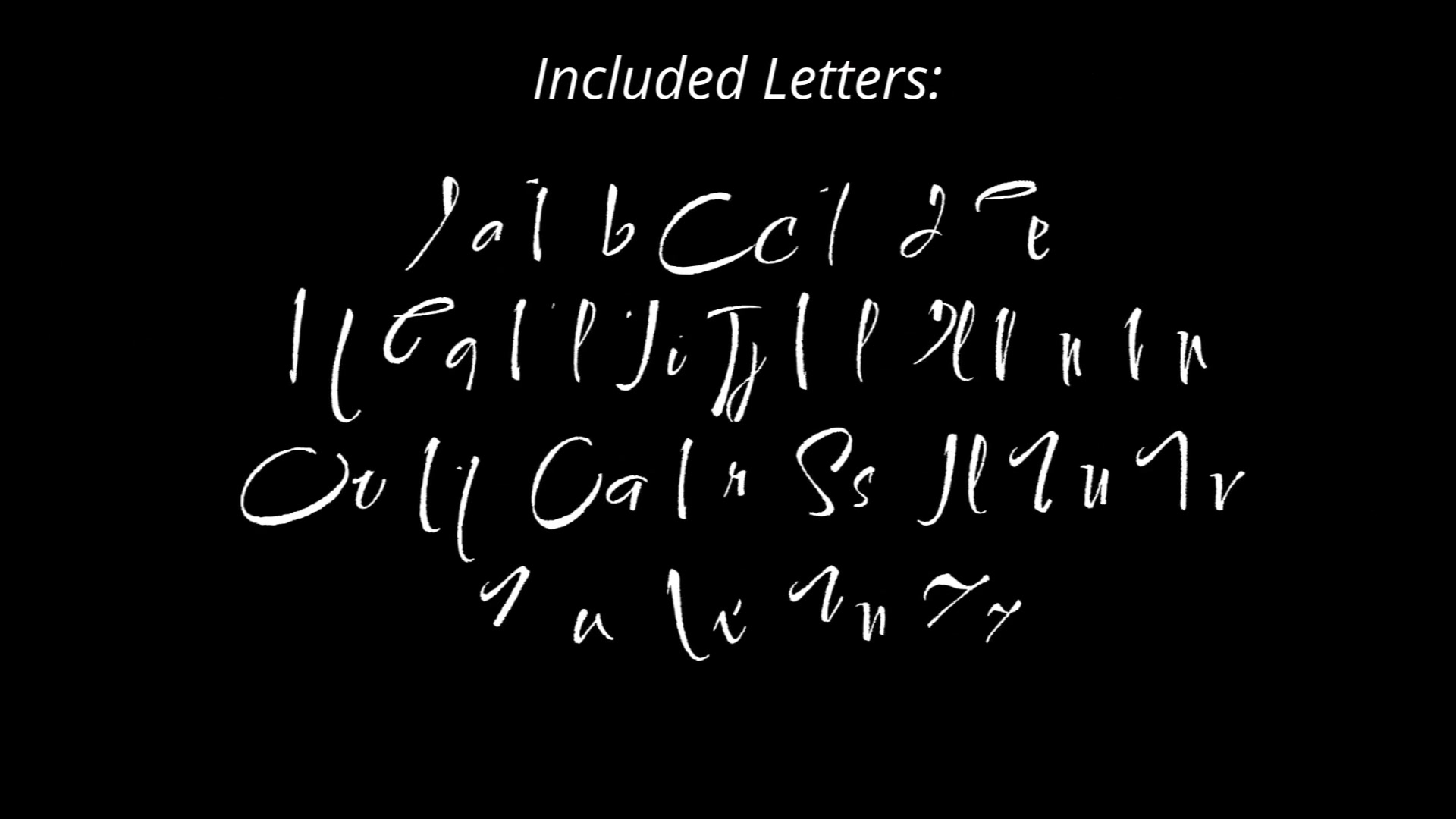 Sketchy Animated Handwriting Typeface Videohive 38547240 After Effects Image 7