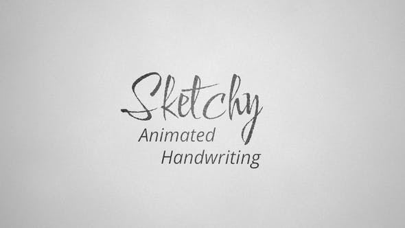 Sketchy Animated Handwriting Typeface - Download Videohive 38547240