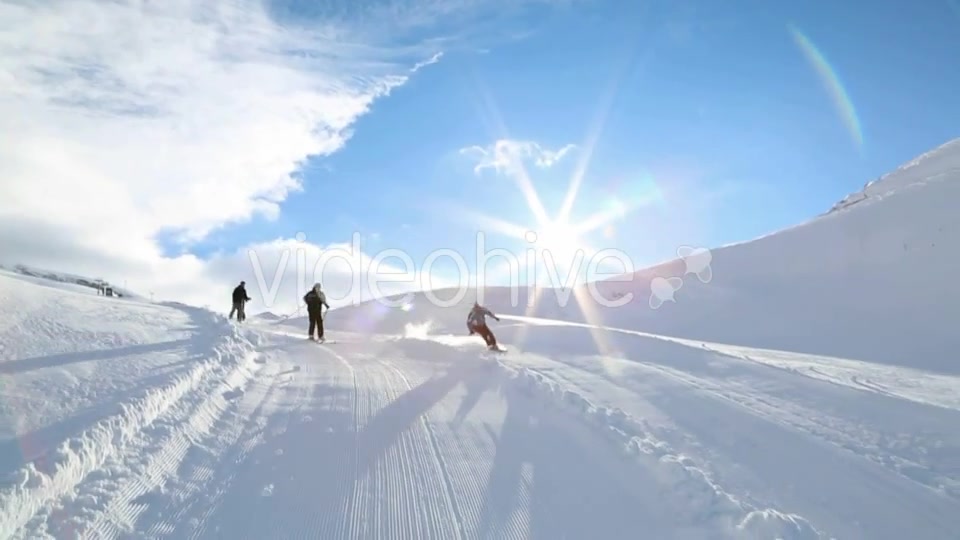Skiing  Videohive 10483554 Stock Footage Image 2