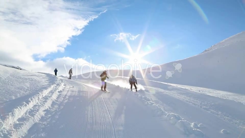 Skiing  Videohive 10483554 Stock Footage Image 3