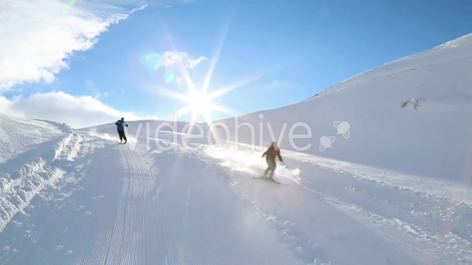 Skiing  Videohive 10483554 Stock Footage Image 7