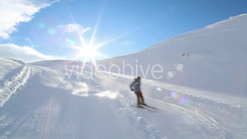 Skiing  Videohive 10483554 Stock Footage Image 9