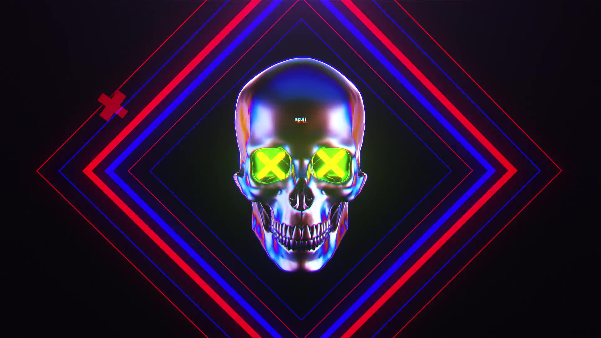 Skull Glitch Logo Reveal Videohive 31816232 After Effects Image 1
