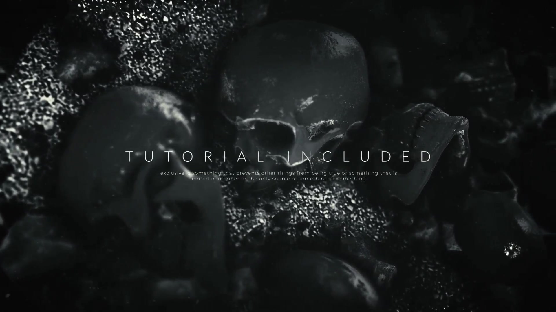 Skull Title Sequence Videohive 35983947 After Effects Image 9