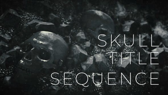 Skull Title Sequence - 35983947 Download Videohive