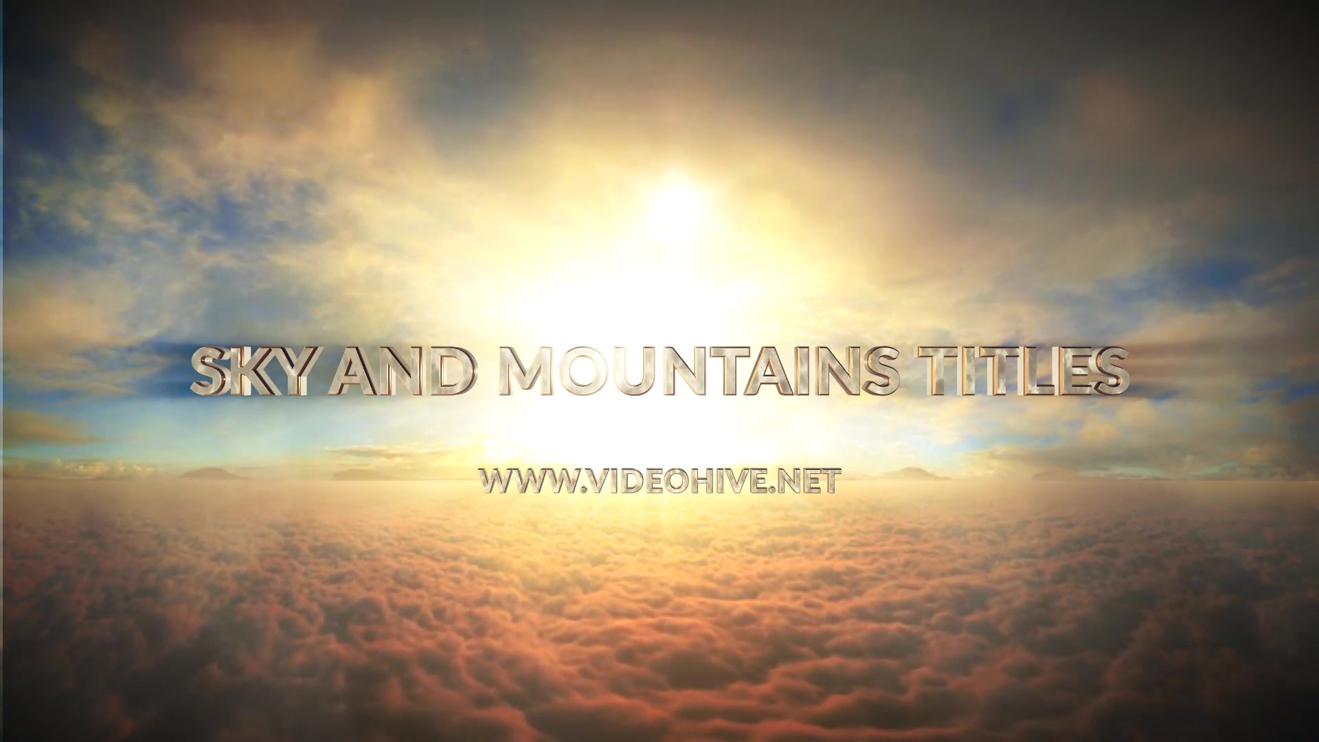 Sky and Mountains Titles - Download Videohive 10648452