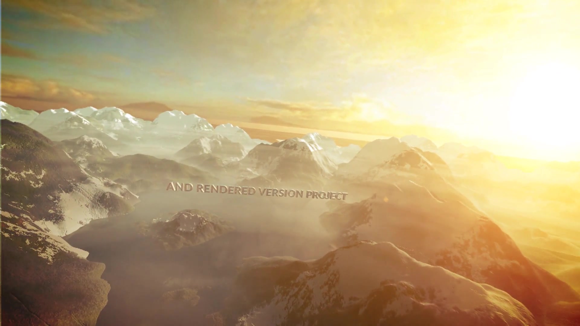 Sky and Mountains Titles - Download Videohive 10648452