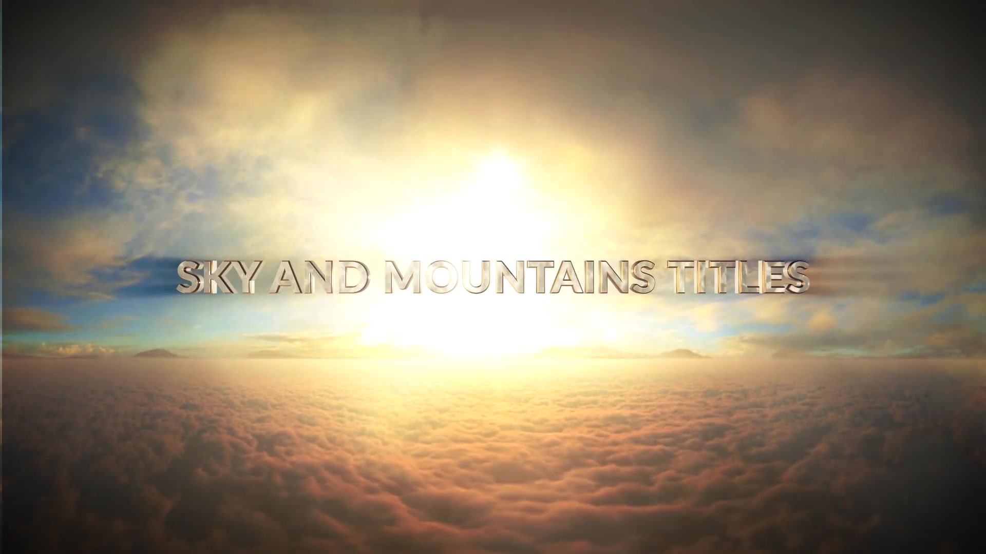 Sky and Mountains Titles - Download Videohive 10648452
