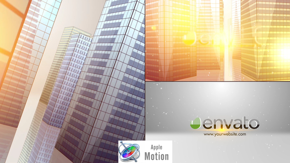 SkyScrapers Buildings Logo Apple Motion - Download Videohive 22749292