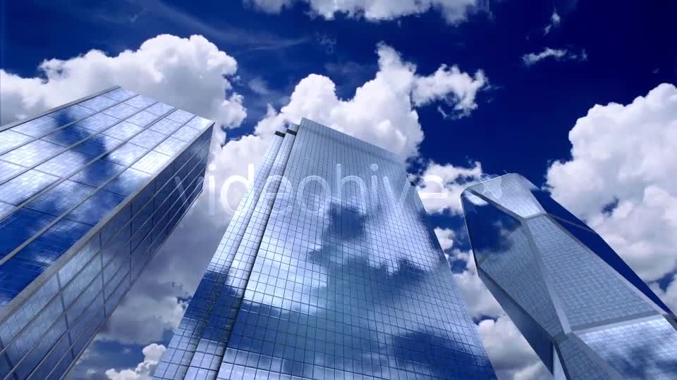 Skyscrapers Sky and Clouds Videohive 13109574 Motion Graphics Image 1