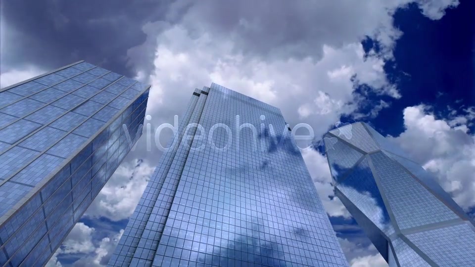 Skyscrapers Sky and Clouds Videohive 13109574 Motion Graphics Image 3