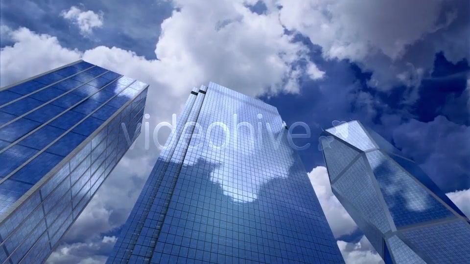 Skyscrapers Sky and Clouds Videohive 13109574 Motion Graphics Image 9