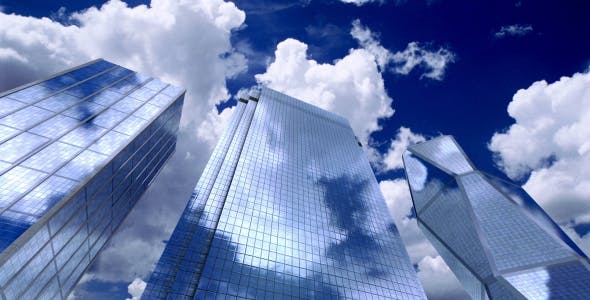 Skyscrapers Sky and Clouds - Download 13109574 Videohive