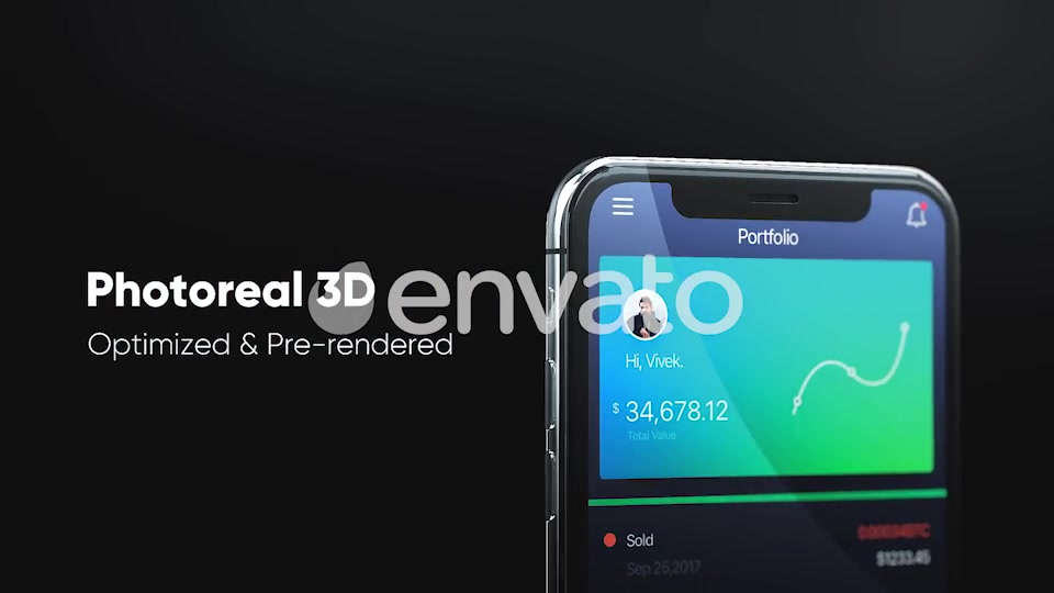 Sleek 3D Phone App Trailer Videohive 22300212 After Effects Image 5