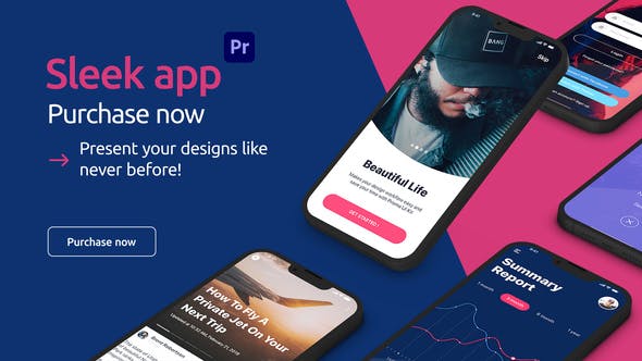 Sleek App Promo for Premiere Pro - Videohive Download 40037155