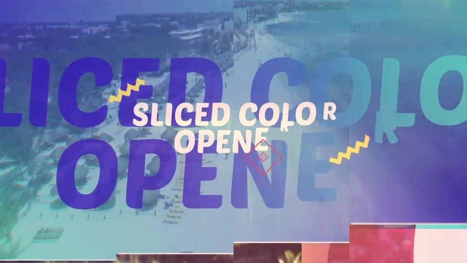 Sliced Color Opener - Download Videohive 17526200