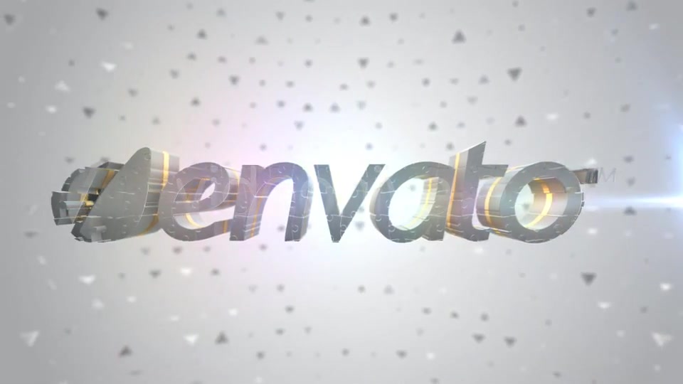 Sliced Logo Text Element 3d Reveal - Download Videohive 4903737