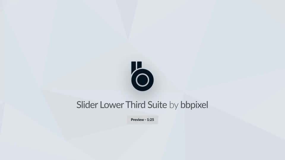 Slider Lower Thirds Suite Videohive 19390525 After Effects Image 1