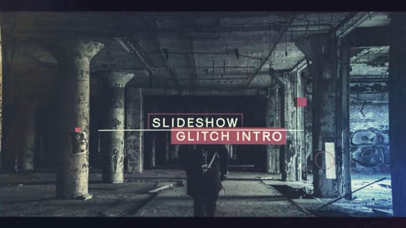Slideshow Glitch Intro - Videohive Download 21876584