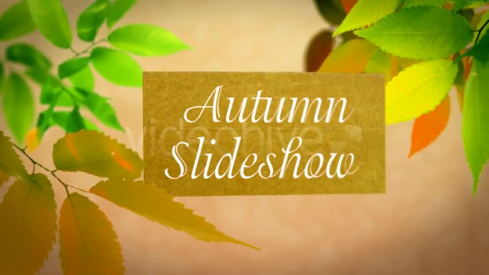 Slideshow Golden Autumn - Download Videohive 697875