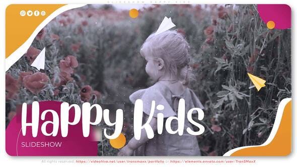 Slideshow Happy Kids - 38119079 Videohive Download