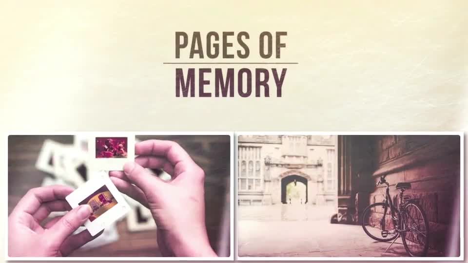 Slideshow Pages of Memory Videohive 11819839 After Effects Image 1