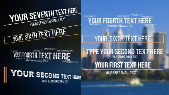 Sliding Lower Thirds - Download Videohive 12906309