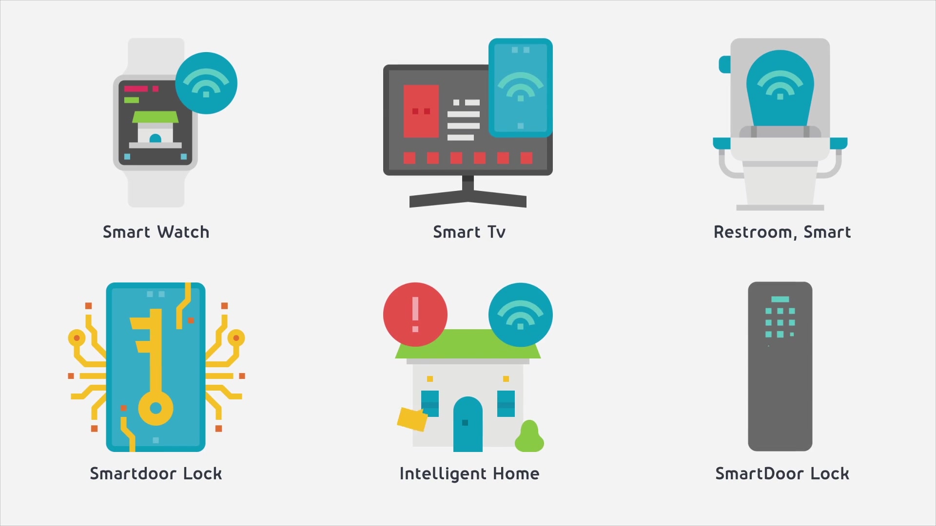Smart Home Modern Flat Animated Icons Mogrt Videohive 33520906 Premiere Pro Image 2