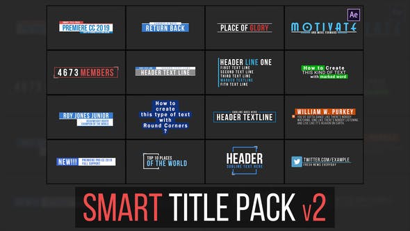 Smart Title Pack v2 - 25103147 Download Videohive