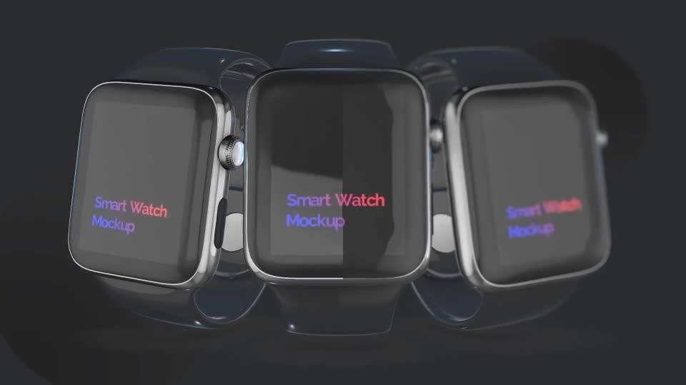 Smart Watch 3D Model Mockup App Promo Videohive 23385934 After Effects Image 1