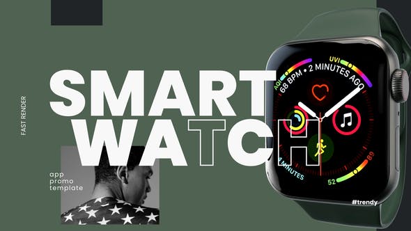 Smart Watch App Promo Intro Opener - 31103201 Videohive Download