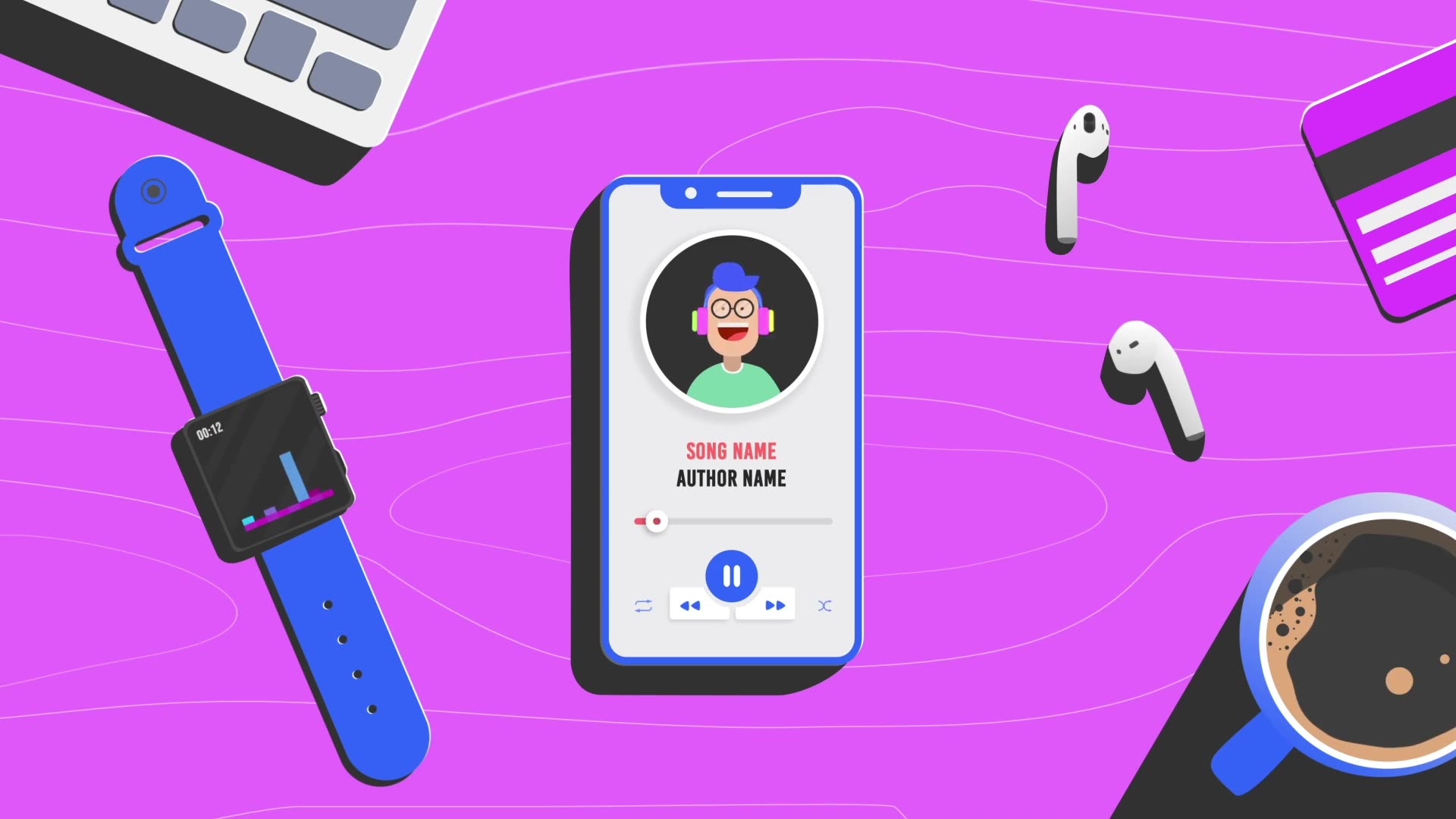Smartphone Music Visualizer là một công cụ độc đáo cho phép bạn trải nghiệm âm nhạc của mình với các hiệu ứng hình ảnh sinh động. Điều này có nghĩa là, bạn có thể thưởng thức bản nhạc yêu thích của mình trên chiếc smartphone của mình với những họa tiết sóng nhạc đẹp mắt, tuyệt đẹp.