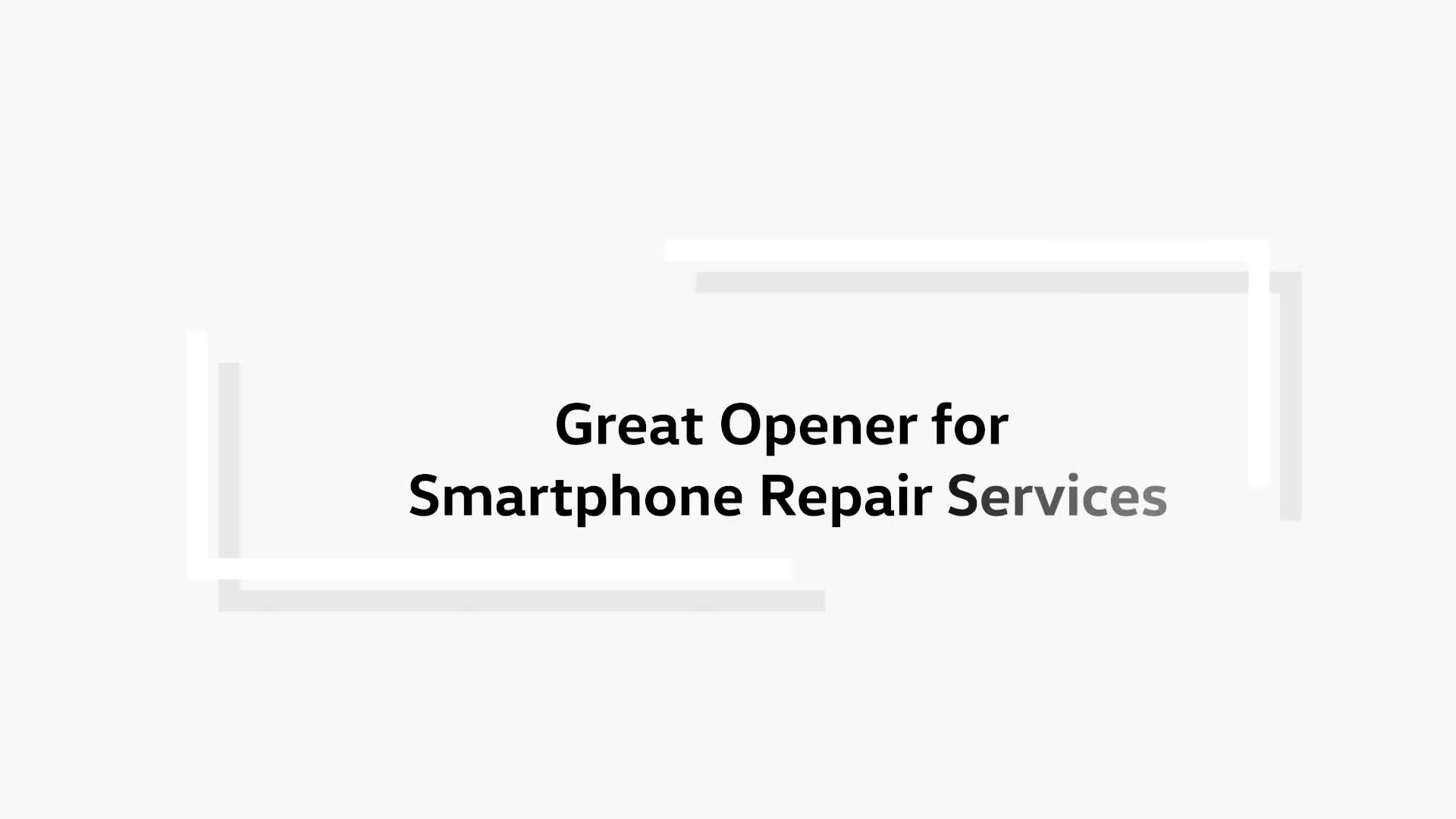 Smartphone Repair Services Opener Videohive 17804442 After Effects Image 1