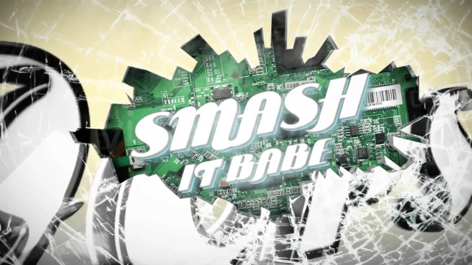 Smashing Logo or Title Reveal Realistic 3D - Download Videohive 319714