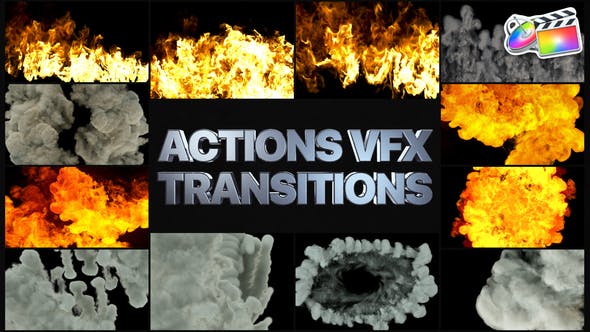 Smoke And Fire Transitions | FCPX - Videohive 32507777 Download