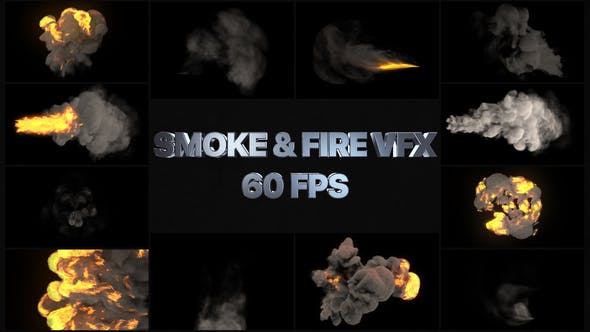 Smoke And Fire VFX Elements | Premiere Pro MOGRT - 26296725 Videohive Download