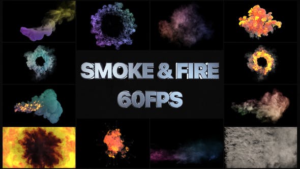 Smoke And Fire VFX Simulation | Premiere Pro MOGRT - 26366265 Videohive Download