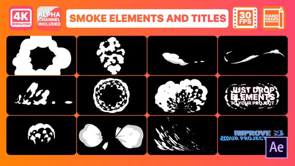 Smoke And Titles | After Effects - Download Videohive 26164259