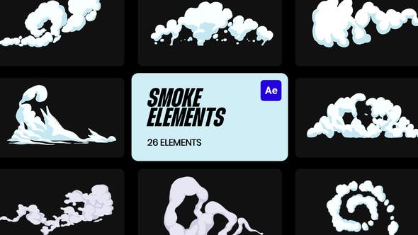 Smoke Cartoon VFX for After Effects - 36157772 Videohive Download