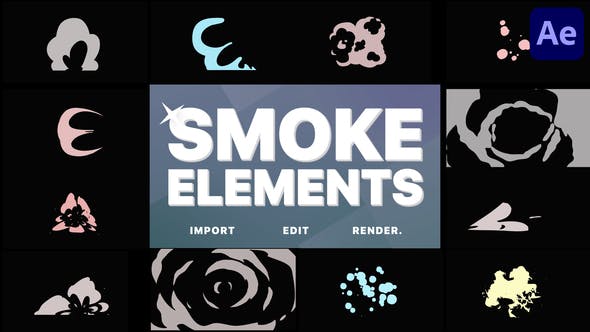 Smoke Elements | After Effects - Download Videohive 31422576
