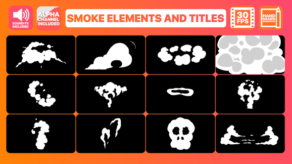Smoke Elements And Titles - Download Videohive 23190745