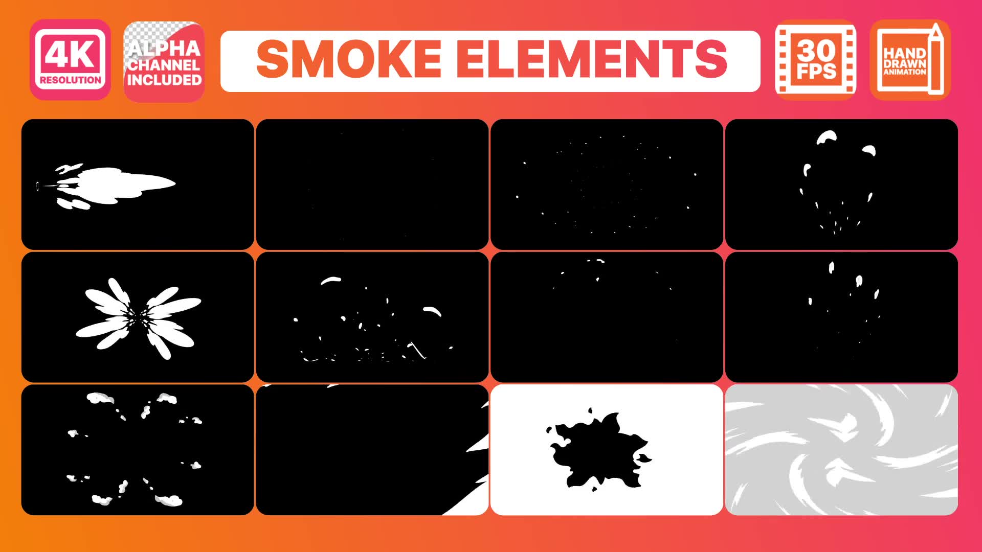 Smoke Elements and Titles | FCPX Videohive 33071609 Apple Motion Image 2