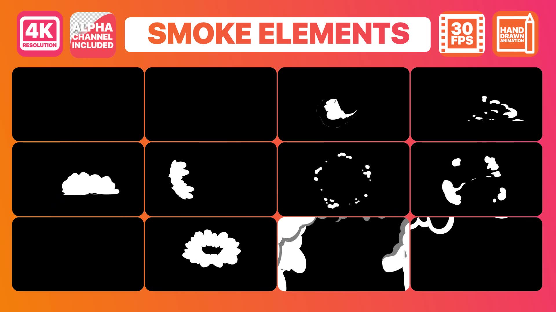 Smoke Elements And Titles | Premiere Pro MOGRT Videohive 30148081 Premiere Pro Image 2