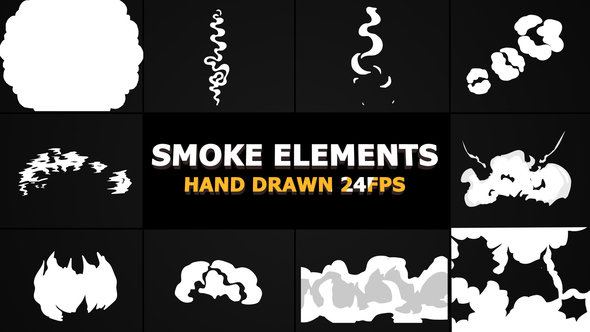 Smoke Elements and Transitions Pack - Download Videohive 22873864