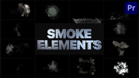 Smoke Elements for Premiere Pro MOGRT - Videohive 36209751 Download